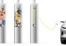 Voltpost shows device to convert lamp posts to EV chargers